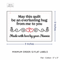 PPLR_HIDDEN_PRODUCT Double Heart Quote (2"x3" Cotton - 12 labels/set)