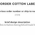PPLR_HIDDEN_PRODUCT Reorder Previous Label Design - COTTON