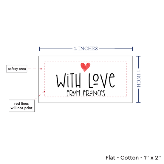 PPLR_HIDDEN_PRODUCT Simple Heart (2"x1"-Cotton)