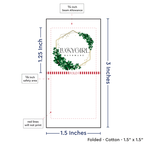 PPLR_HIDDEN_PRODUCT Print Your Logo or Image on FOLDED Cotton Tags