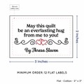 PPLR_HIDDEN_PRODUCT Double Heart Quote (2"x3" Cotton - 12 labels/set)
