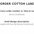 PPLR_HIDDEN_PRODUCT Reorder Previous Label Design - COTTON