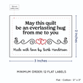 PPLR_HIDDEN_PRODUCT Double Heart Quote (2"x3" Cotton - 12 labels/set)