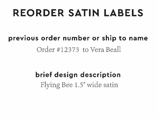 PPLR_HIDDEN_PRODUCT Reorder Previous Label Design - SATIN