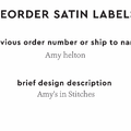 PPLR_HIDDEN_PRODUCT Reorder Previous Label Design - SATIN