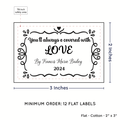 PPLR_HIDDEN_PRODUCT Swirl Accent Border (2"x3" Cotton - 12 labels/set)