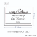 PPLR_HIDDEN_PRODUCT Winter Bird (2"x3" Cotton - 12 labels/set)