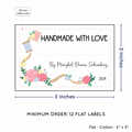 PPLR_HIDDEN_PRODUCT Thread and Flowers with Fill in Blanks (2"x3" Cotton - 12 labels/set)