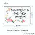 PPLR_HIDDEN_PRODUCT Thread and Flowers (2"x3" Cotton - 12 labels/set)
