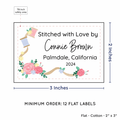PPLR_HIDDEN_PRODUCT Thread and Flowers (2"x3" Cotton - 12 labels/set)