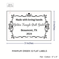 PPLR_HIDDEN_PRODUCT Swirl Accent Border (2"x3" Cotton - 12 labels/set)