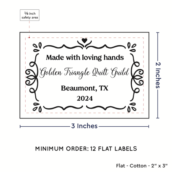 PPLR_HIDDEN_PRODUCT Swirl Accent Border (2"x3" Cotton - 12 labels/set)