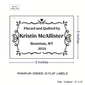 PPLR_HIDDEN_PRODUCT Swirl Accent Border (2"x3" Cotton - 12 labels/set)