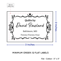 PPLR_HIDDEN_PRODUCT Swirl Accent Border (2"x3" Cotton - 12 labels/set)
