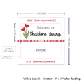 PPLR_HIDDEN_PRODUCT Spring Tulips (2"x1"-Cotton)