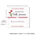 PPLR_HIDDEN_PRODUCT Spring Tulips (2"x1"-Cotton)