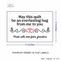 PPLR_HIDDEN_PRODUCT Double Heart Quote (2"x3" Cotton - 12 labels/set)