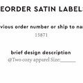 PPLR_HIDDEN_PRODUCT Reorder Previous Label Design - SATIN