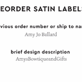 PPLR_HIDDEN_PRODUCT Reorder Previous Label Design - SATIN