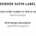 PPLR_HIDDEN_PRODUCT Reorder Previous Label Design - SATIN