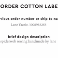 PPLR_HIDDEN_PRODUCT Reorder Previous Label Design - COTTON