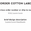 PPLR_HIDDEN_PRODUCT Reorder Previous Label Design - COTTON