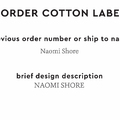 PPLR_HIDDEN_PRODUCT Reorder Previous Label Design - COTTON
