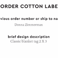 PPLR_HIDDEN_PRODUCT Reorder Previous Label Design - COTTON