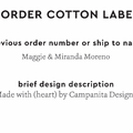 PPLR_HIDDEN_PRODUCT Reorder Previous Label Design - COTTON