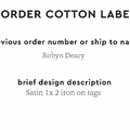 PPLR_HIDDEN_PRODUCT Reorder Previous Label Design - COTTON