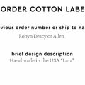 PPLR_HIDDEN_PRODUCT Reorder Previous Label Design - COTTON