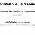 PPLR_HIDDEN_PRODUCT Reorder Previous Label Design - COTTON
