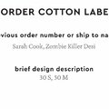 PPLR_HIDDEN_PRODUCT Reorder Previous Label Design - COTTON