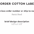 PPLR_HIDDEN_PRODUCT Reorder Previous Label Design - COTTON