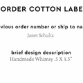 PPLR_HIDDEN_PRODUCT Reorder Previous Label Design - COTTON