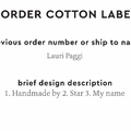 PPLR_HIDDEN_PRODUCT Reorder Previous Label Design - COTTON