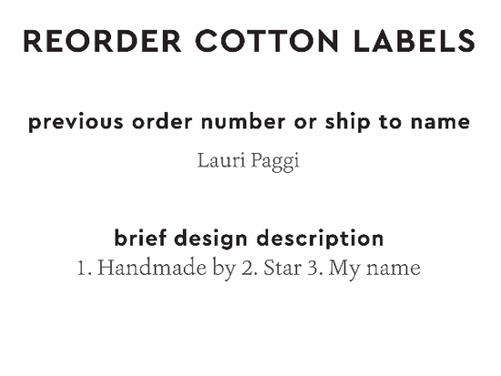 PPLR_HIDDEN_PRODUCT Reorder Previous Label Design - COTTON
