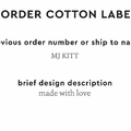 PPLR_HIDDEN_PRODUCT Reorder Previous Label Design - COTTON