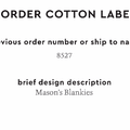 PPLR_HIDDEN_PRODUCT Reorder Previous Label Design - COTTON