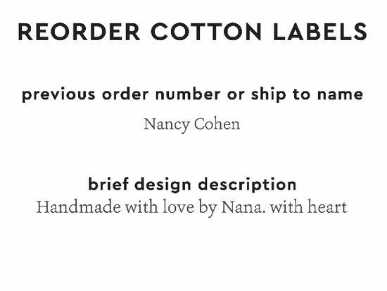 PPLR_HIDDEN_PRODUCT Reorder Previous Label Design - COTTON