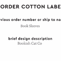 PPLR_HIDDEN_PRODUCT Reorder Previous Label Design - COTTON