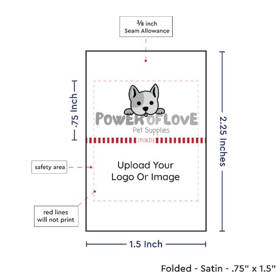 PPLR_HIDDEN_PRODUCT Print your logo/Image on Satin Tags (1.5" wide - Satin)