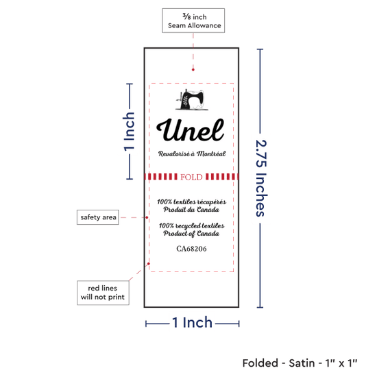 PPLR_HIDDEN_PRODUCT Print Your Logo/Image on Satin Tags (1" wide - Satin)