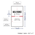 PPLR_HIDDEN_PRODUCT Print Your Logo/Image on Satin Tags (1" wide - Satin)