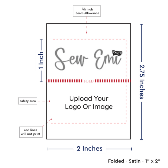 PPLR_HIDDEN_PRODUCT Print your Logo or Image on Satin Tags (2" wide - Satin)