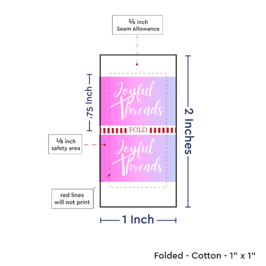 PPLR_HIDDEN_PRODUCT Print Your Logo or Image on FOLDED Cotton Tags