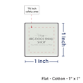 PPLR_HIDDEN_PRODUCT Print your Logo or Image on FLAT Cotton Tags