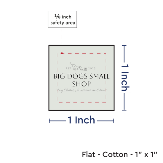 PPLR_HIDDEN_PRODUCT Print your Logo or Image on FLAT Cotton Tags