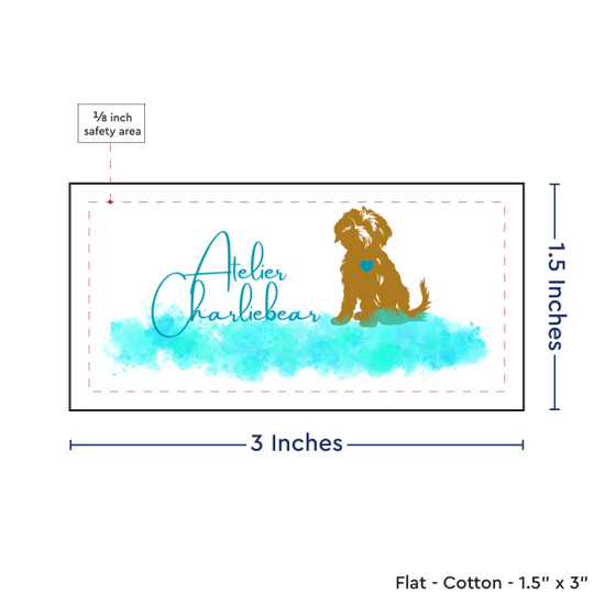 PPLR_HIDDEN_PRODUCT Print your Logo or Image on FLAT Cotton Tags