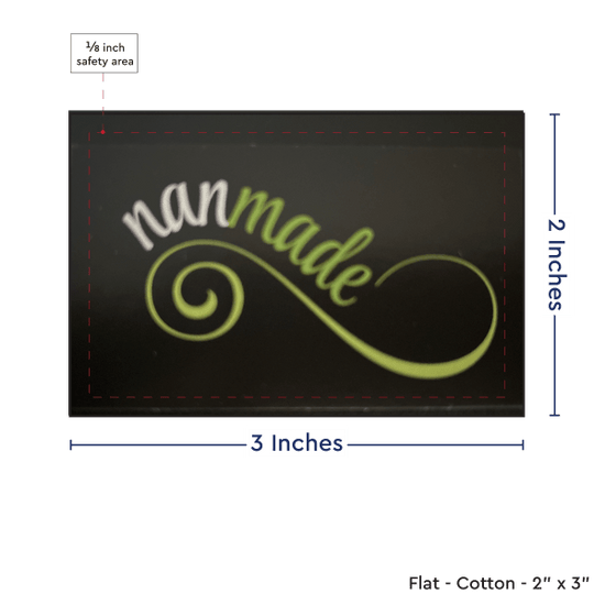 PPLR_HIDDEN_PRODUCT Print your Logo or Image on FLAT Cotton Tags
